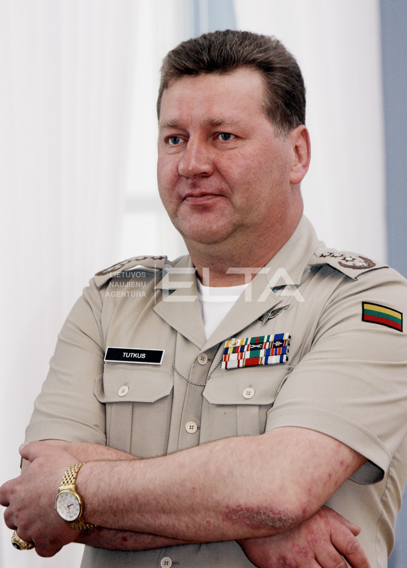 Kariuomenės vadas Valdas Tutkus. Valdo Kopūsto (ELTA) nuotr.